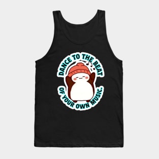 Groovenguin - Dance to the Beat of Your Own Music Tank Top